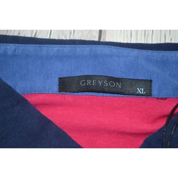 GREYSON‎ Men's Spirit Short Sleeve Polo Shirt SIZE XL Bittersweet Pink NWT